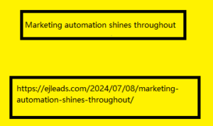 Marketing automation shines throughout