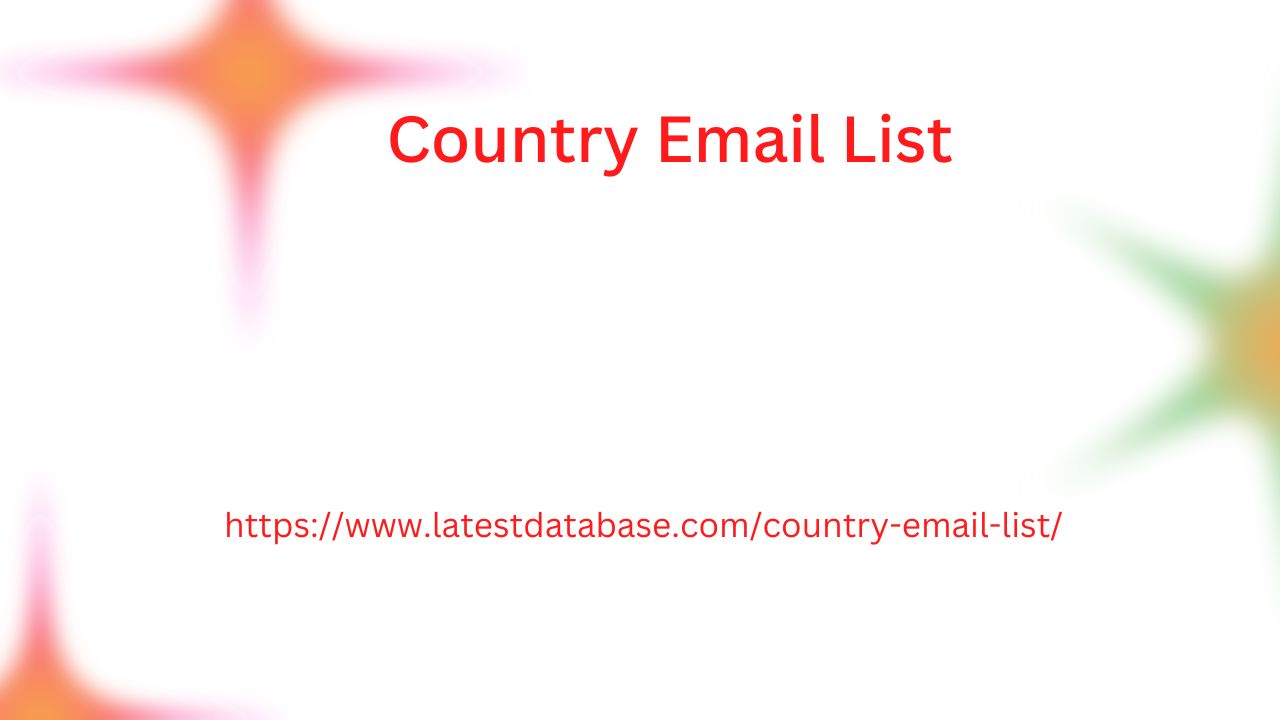 Country Email List