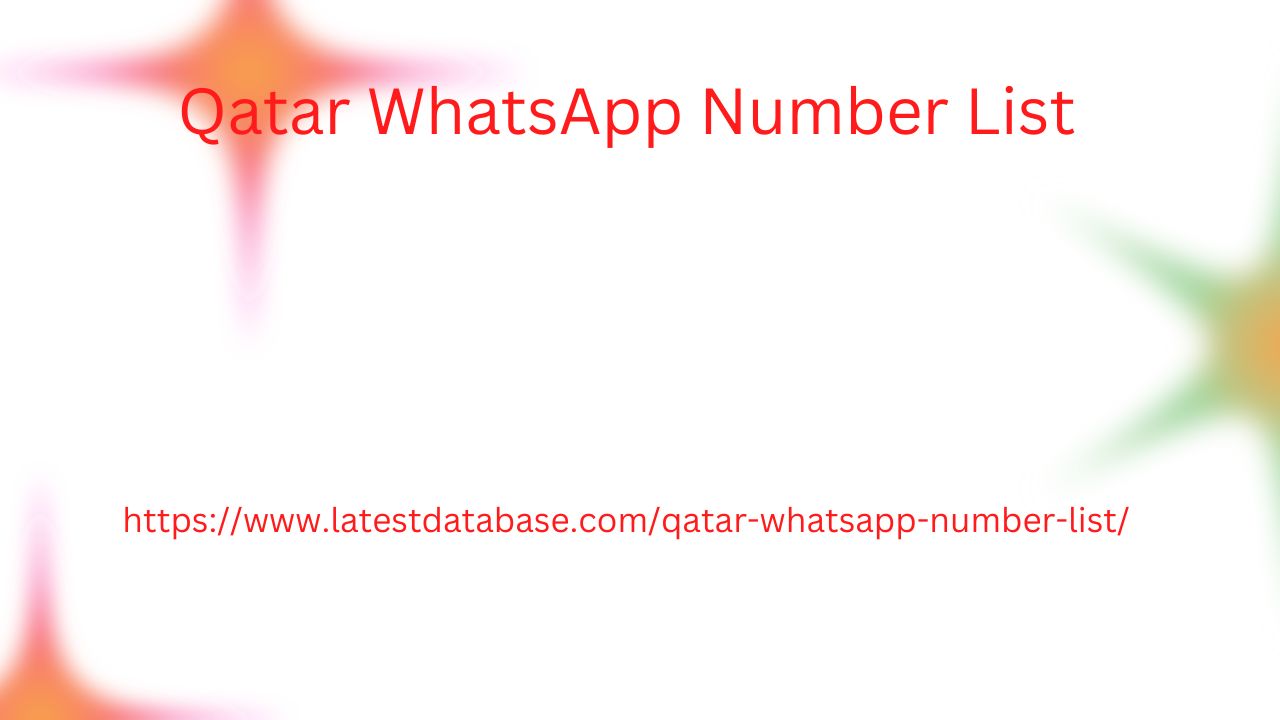 Qatar WhatsApp Number List