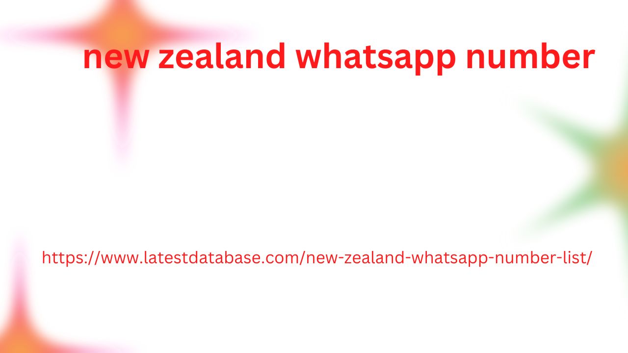 new zealand whatsapp number