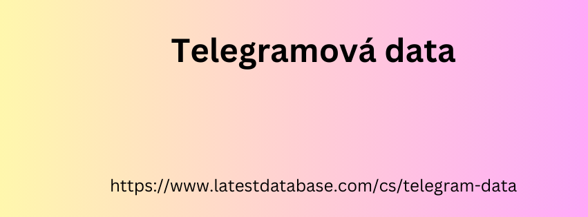 Telegramová data