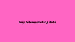 buy telemarketing data