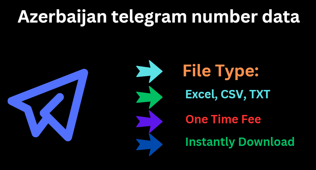 Azerbaijan telegram number data